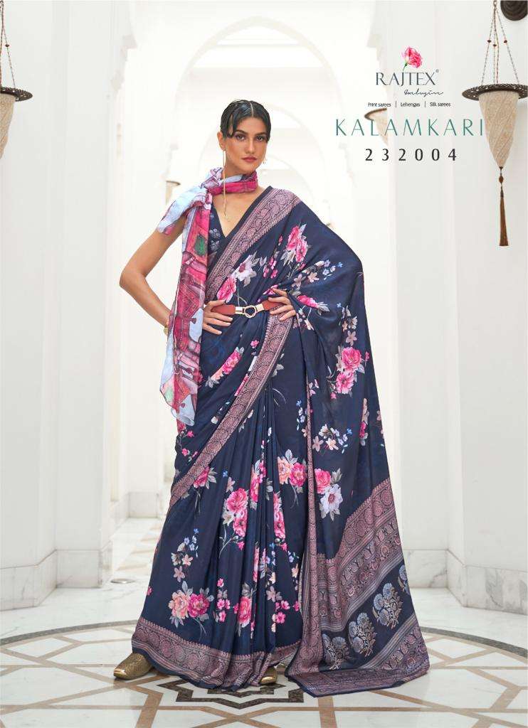 Rajtex Kalamkari Pure Silk Saree At Saidharanx 