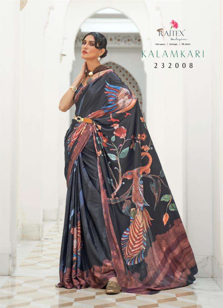 Rajtex Kalamkari Pure Silk Saree At Saidharanx 