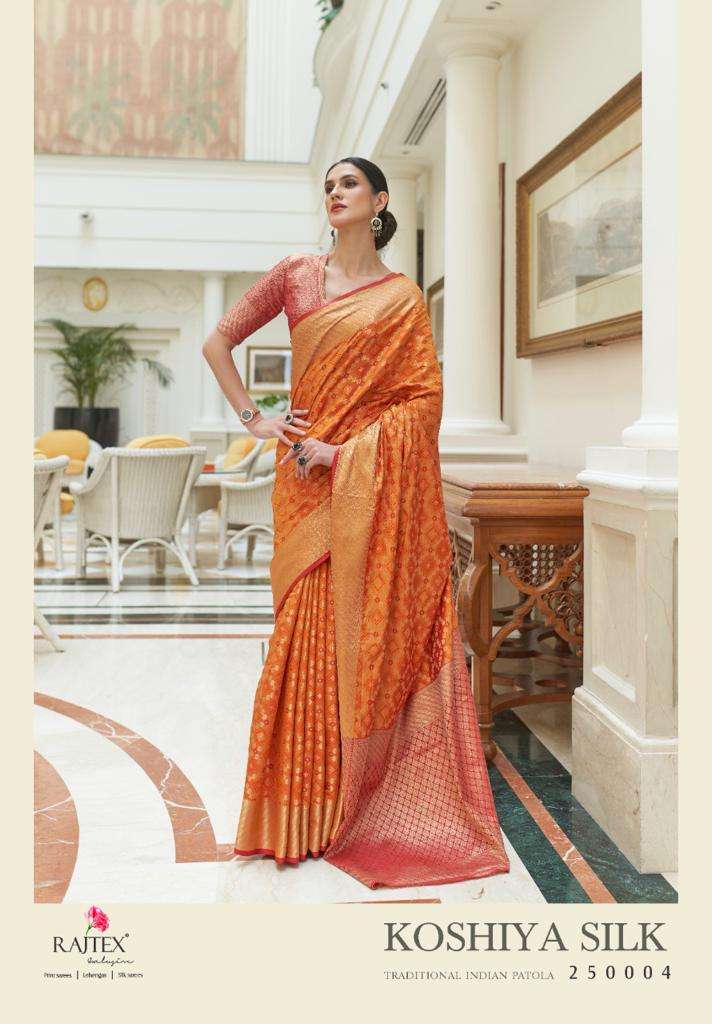 Rajtex Koshiya Silk Festive Wear Handloom Saree Collection At SaiDharaNx 