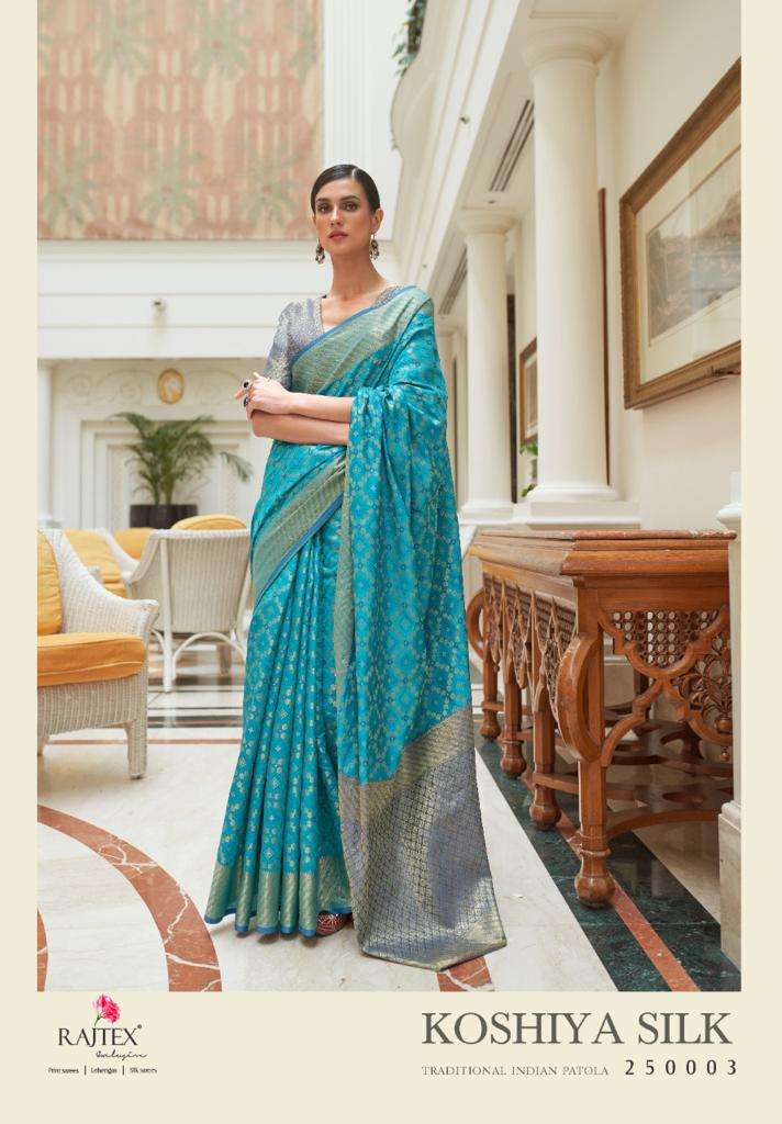 Rajtex Koshiya Silk Festive Wear Handloom Saree Collection At SaiDharaNx 
