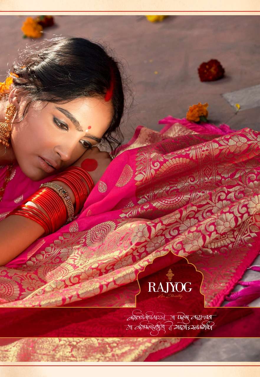 Rajyog Aasman Festive Wear Silk Sarees Collection At SaiDharaNx 