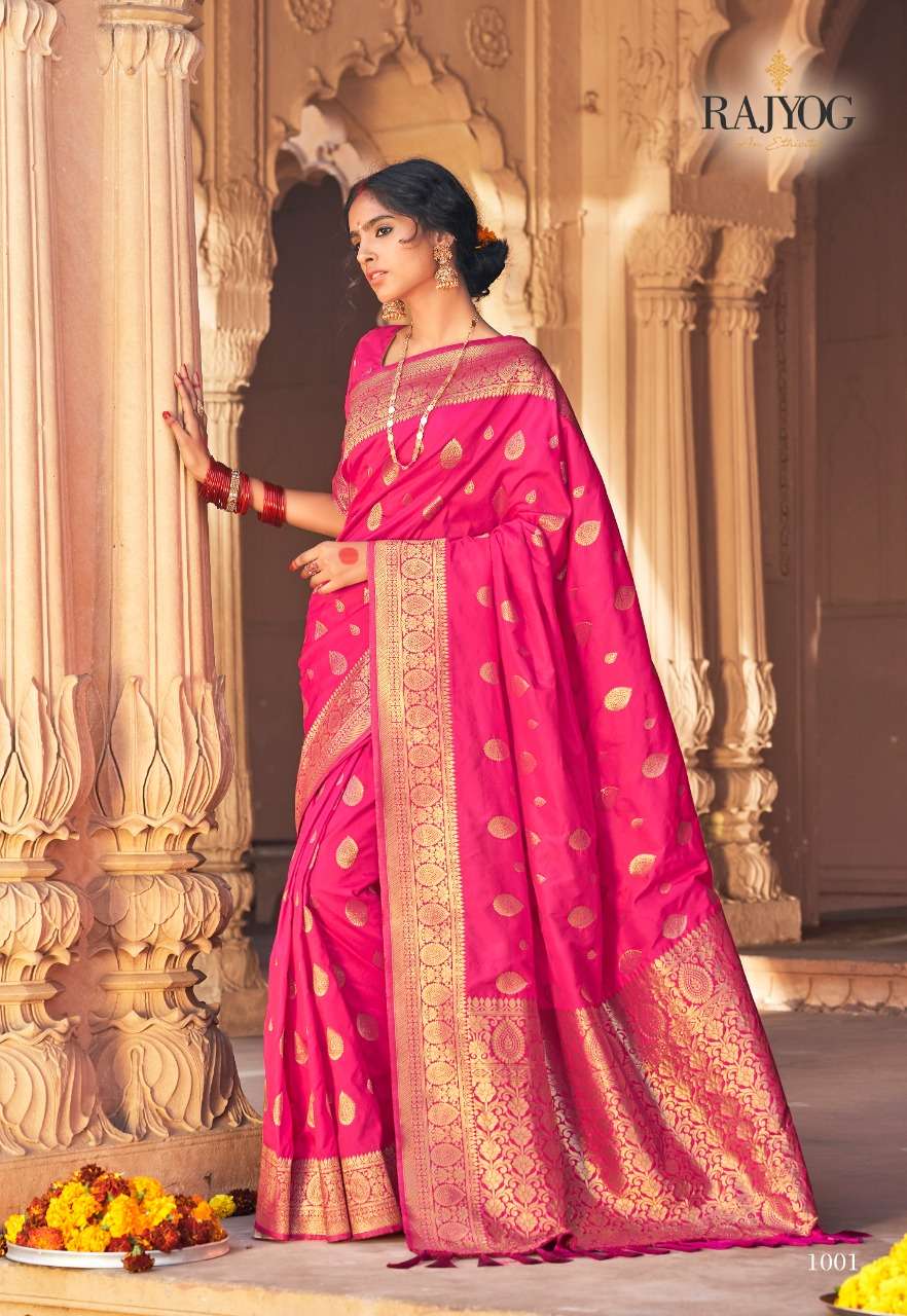 Rajyog Aasman Festive Wear Silk Sarees Collection At SaiDharaNx 