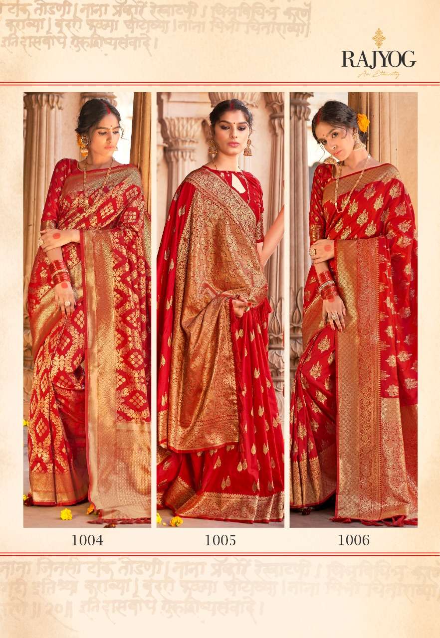 Rajyog Aasman Festive Wear Silk Sarees Collection At SaiDharaNx 