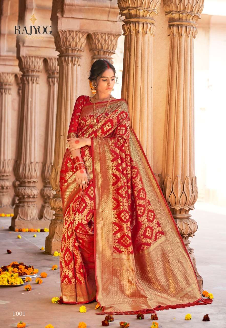 Rajyog Aasman Festive Wear Silk Sarees Collection At SaiDharaNx 