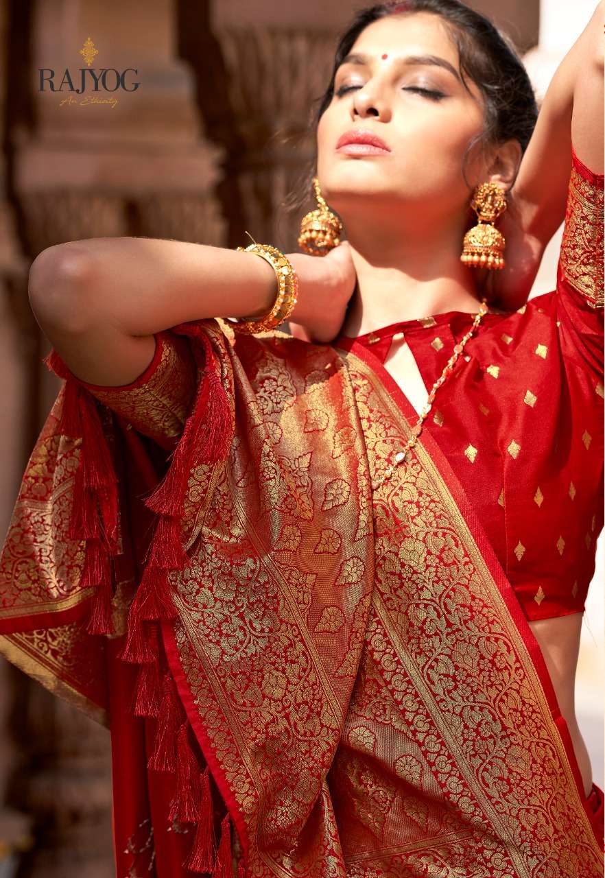 Rajyog Aasman Festive Wear Silk Sarees Collection At SaiDharaNx 