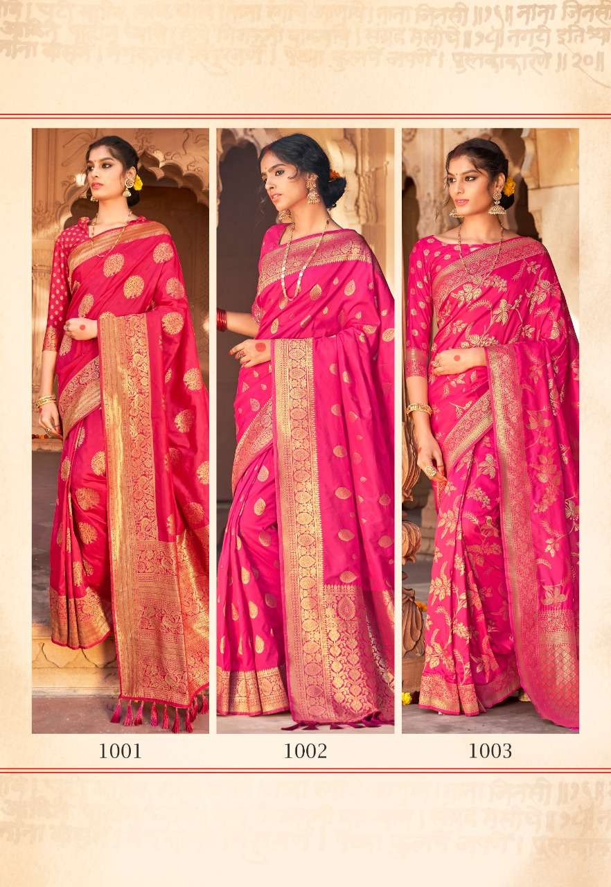 Rajyog Aasman Festive Wear Silk Sarees Collection At SaiDharaNx 