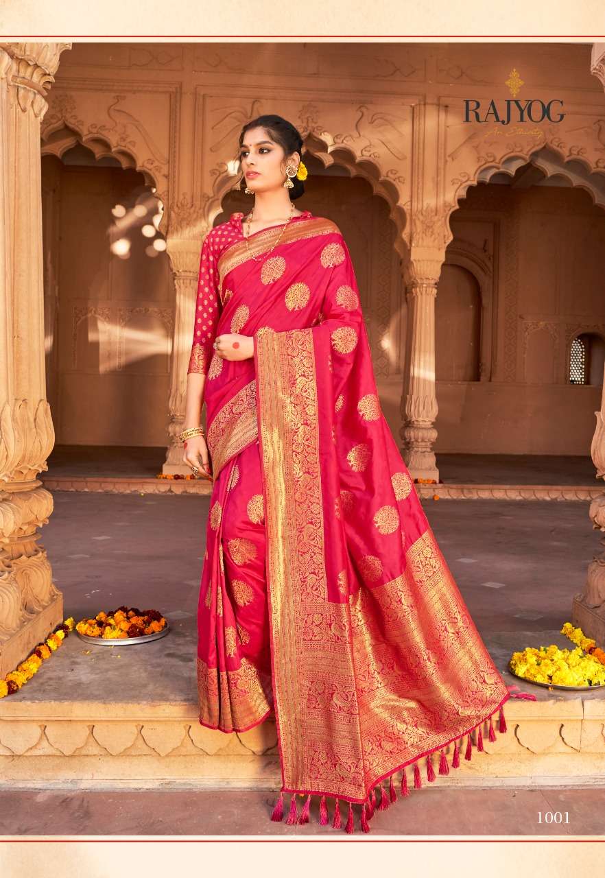 Rajyog Aasman Festive Wear Silk Sarees Collection At SaiDharaNx 