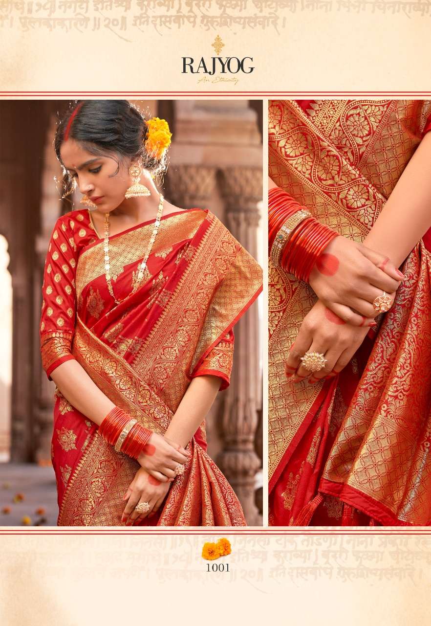 Rajyog Aasman Festive Wear Silk Sarees Collection At SaiDharaNx 