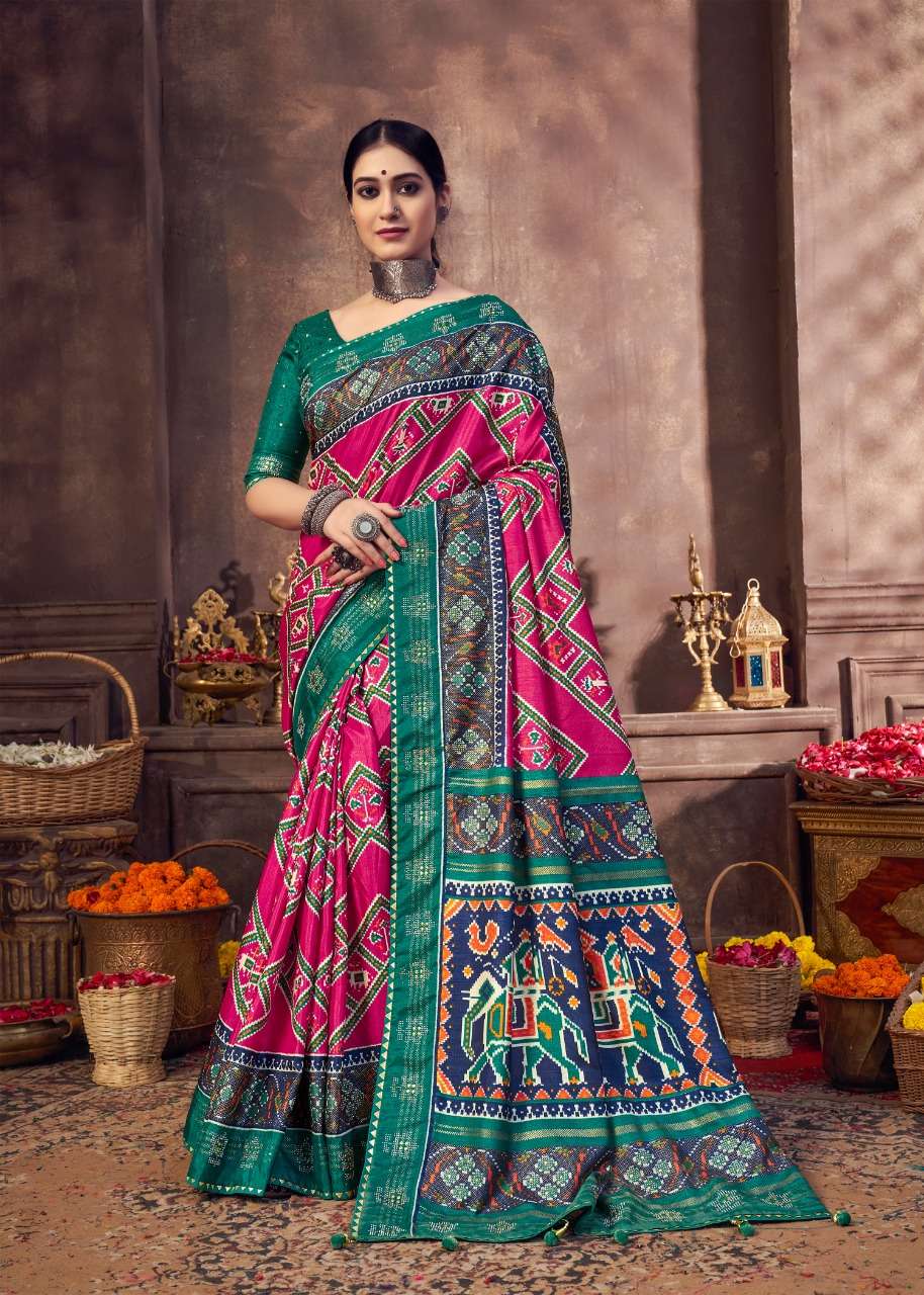 SHUBH SHREE KESARIYA VOL 2 PRINTED SAREES AT SAIDHARANX 