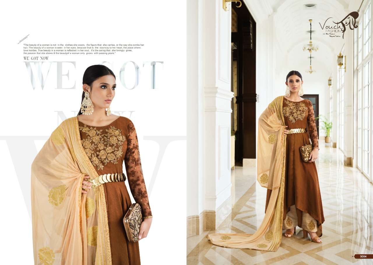 Vouch Fashion Khwaahish Designer Party Wear Ready Made Salwar At SaiDharaNx