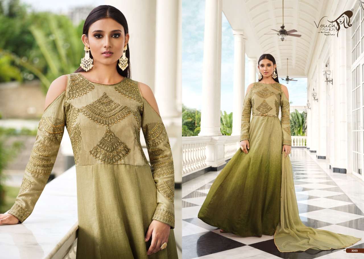 Vouch Fashion Khwaahish Designer Party Wear Ready Made Salwar At SaiDharaNx