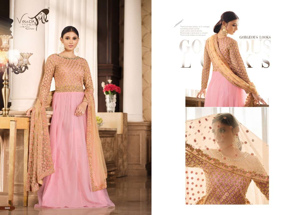 Vouch Fashion Khwaahish Designer Party Wear Ready Made Salwar At SaiDharaNx