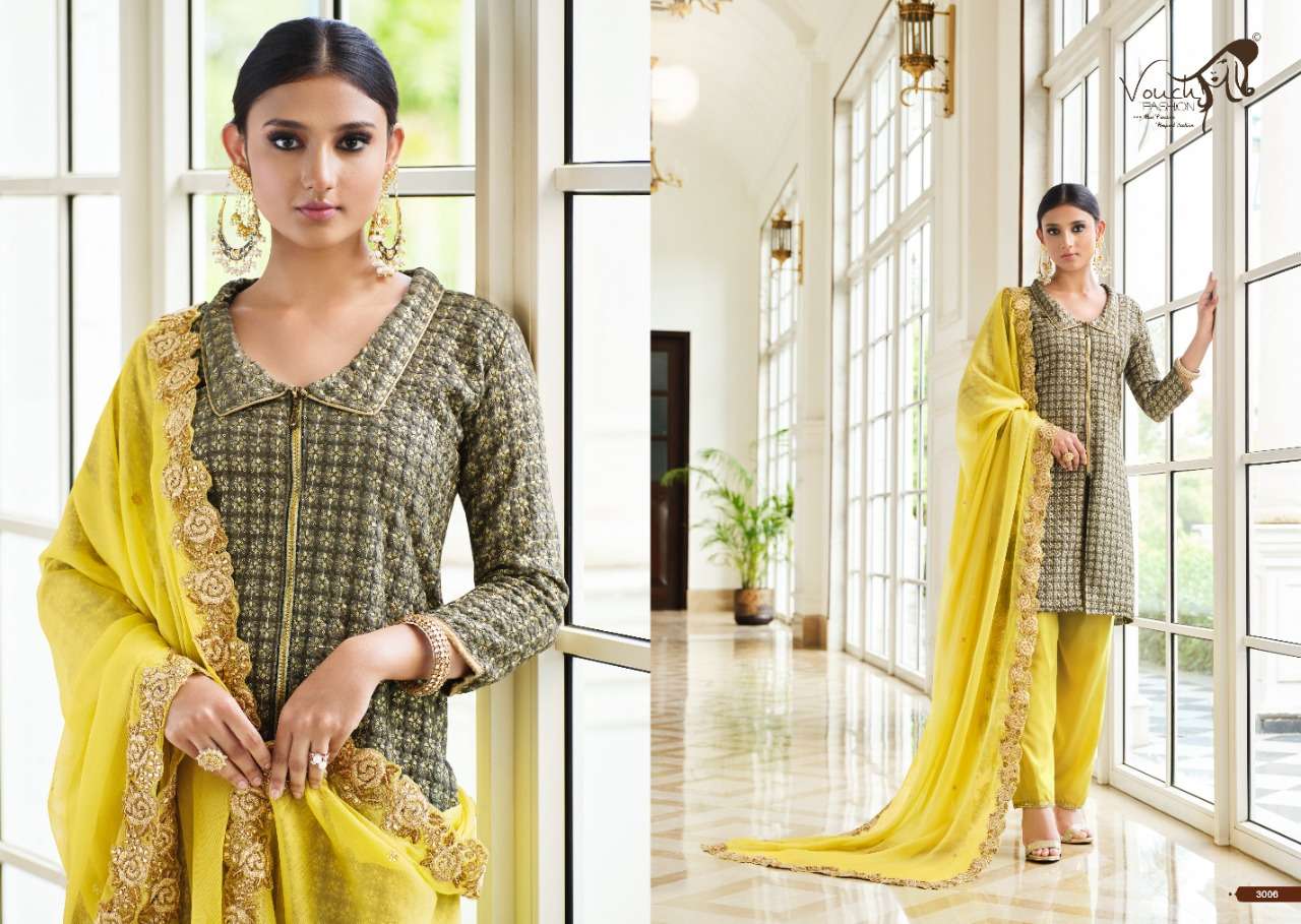 Vouch Fashion Khwaahish Designer Party Wear Ready Made Salwar At SaiDharaNx