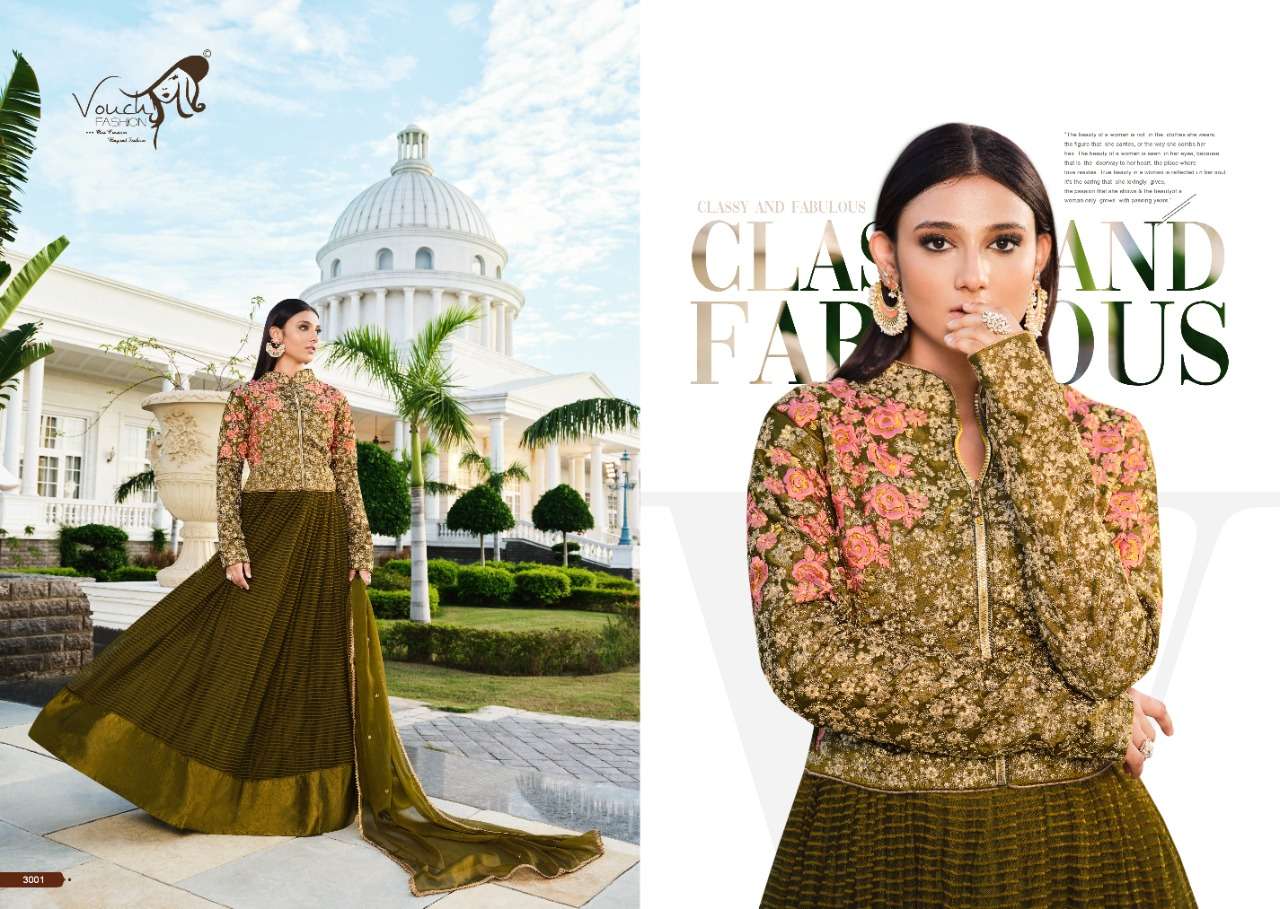 Vouch Fashion Khwaahish Designer Party Wear Ready Made Salwar At SaiDharaNx