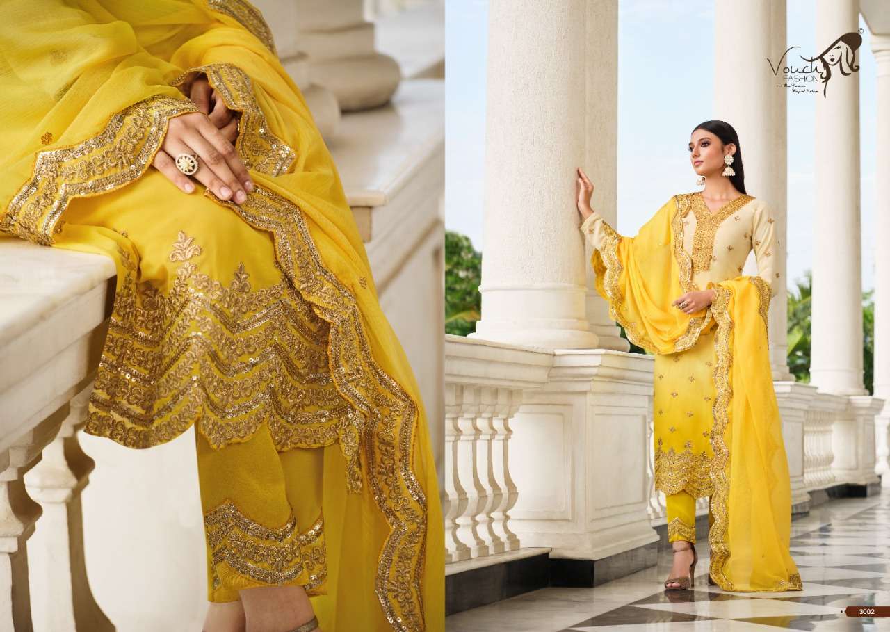 Vouch Fashion Khwaahish Designer Party Wear Ready Made Salwar At SaiDharaNx
