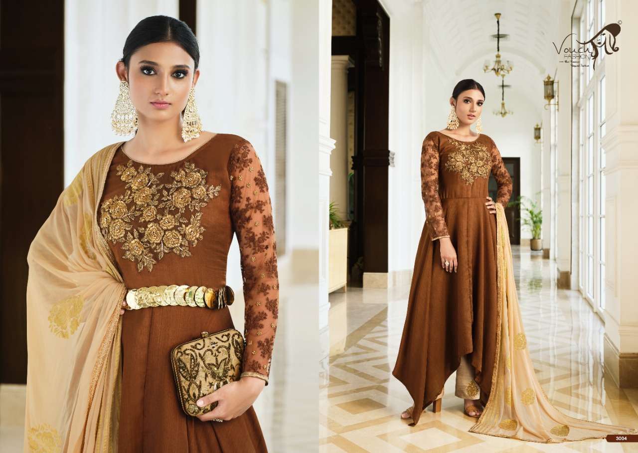 Vouch Fashion Khwaahish Designer Party Wear Ready Made Salwar At SaiDharaNx