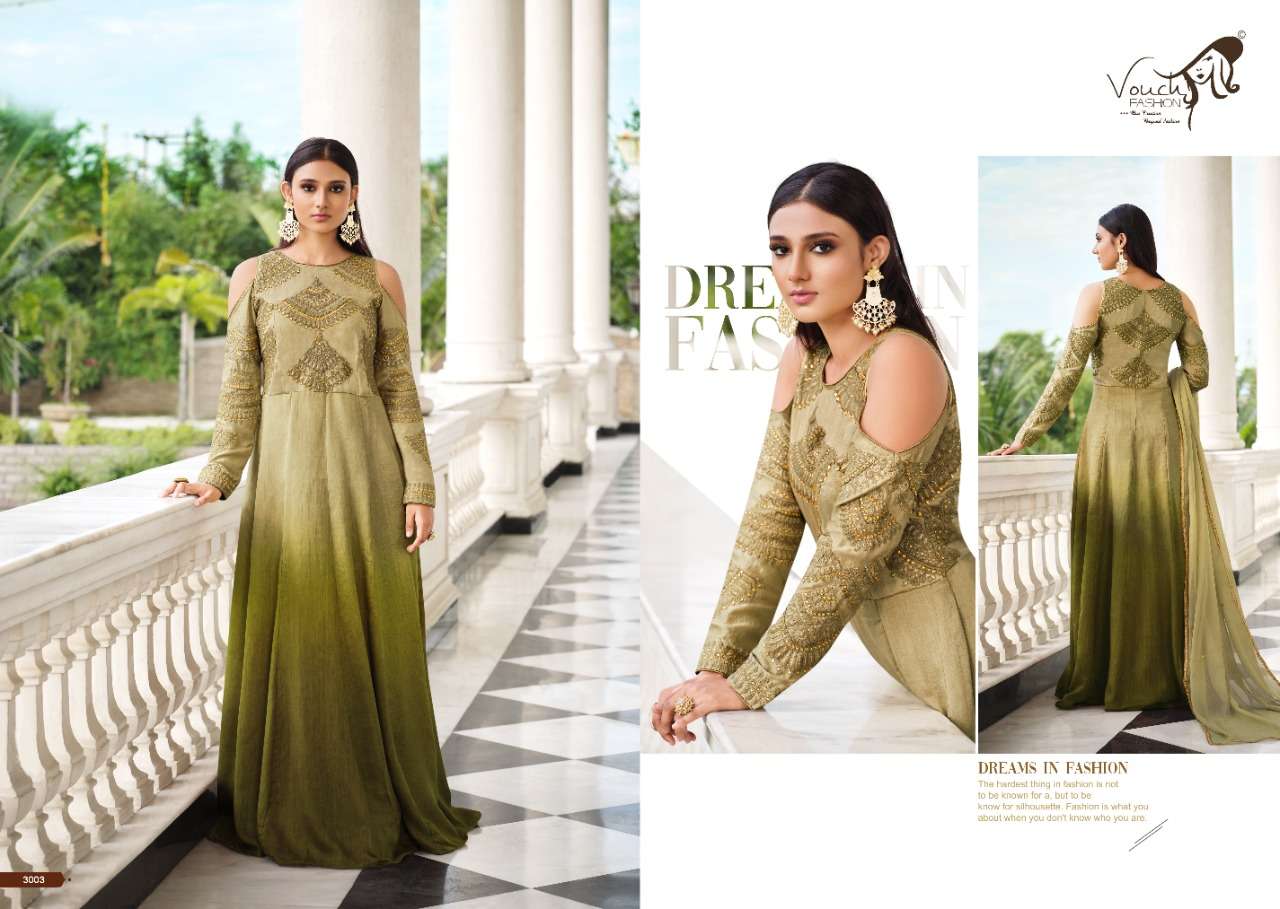 Vouch Fashion Khwaahish Designer Party Wear Ready Made Salwar At SaiDharaNx