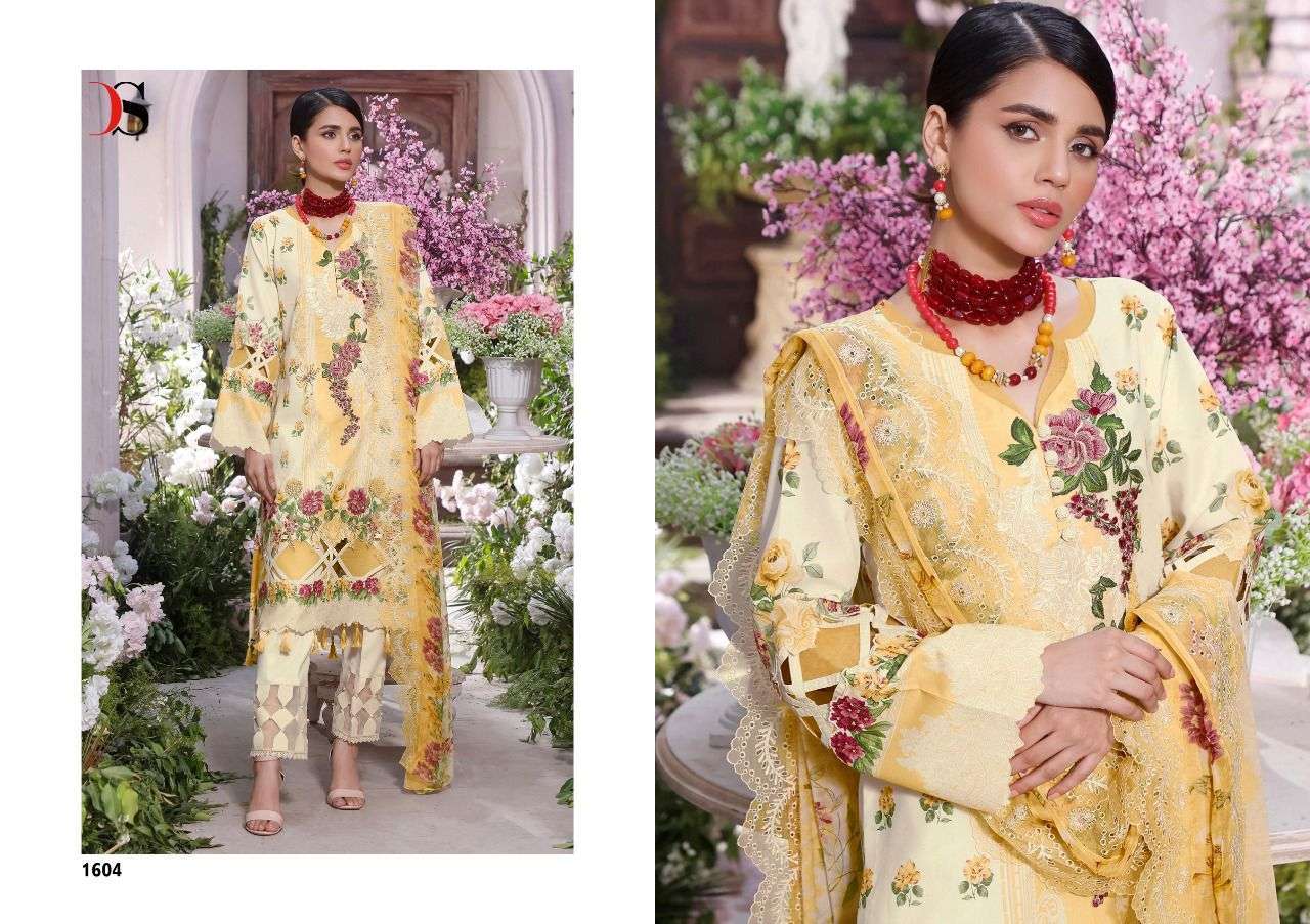DEEPSY SUITS PRESENT FIRDOUS NX PREMIUM LAWN EMBROIDERED DUPATTA PAKISTANI DESIGNER SUITS IN WHOLESALE PRICE IN SURAT - SAI DHARANX 