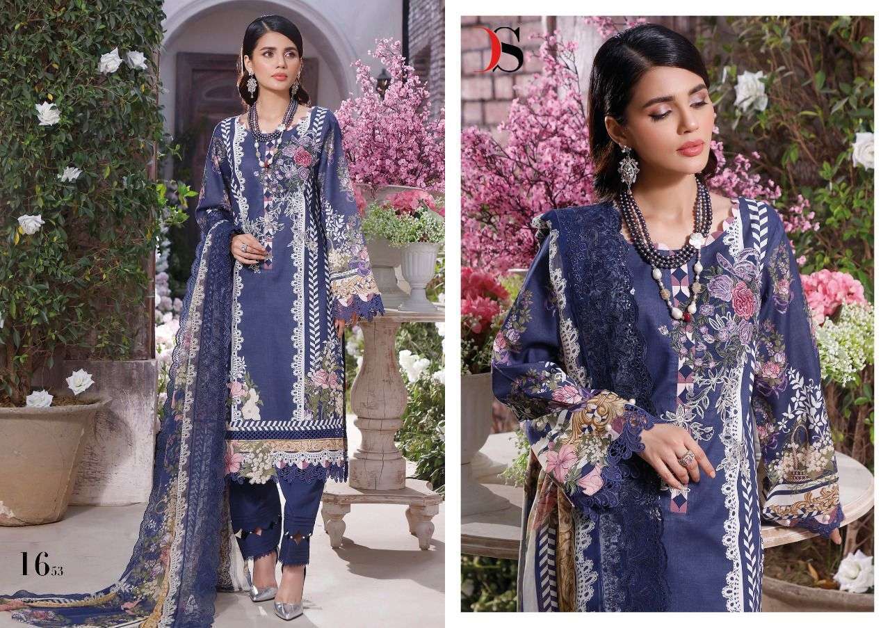 DEEPSY SUITS PRESENT FIRDOUS PREMIUM LAWN EMBROIDERED DUPATTA-2 PAKISTANI DESIGNER SUITS IN WHOLESALE PRICE IN SURAT - SAI DHARANX 