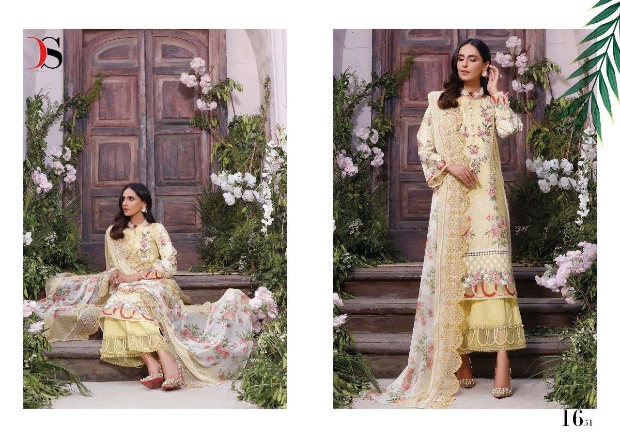 DEEPSY SUITS PRESENT FIRDOUS PREMIUM LAWN EMBROIDERED DUPATTA-2 PAKISTANI DESIGNER SUITS IN WHOLESALE PRICE IN SURAT - SAI DHARANX 