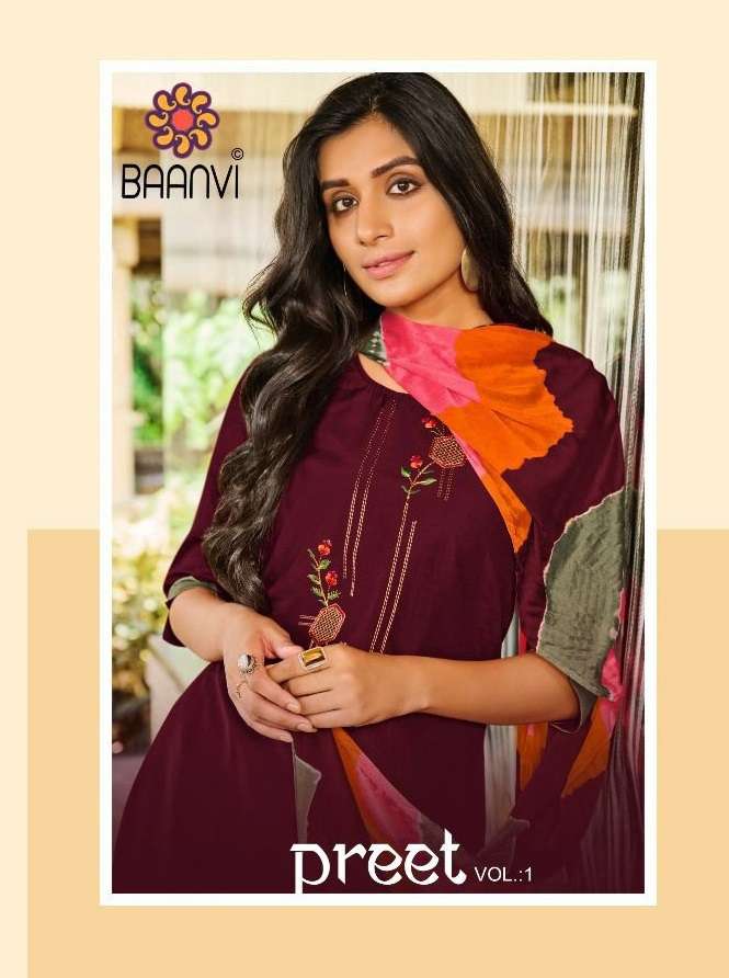 PREET VOL 1 BY BAANVI READYMADE CHINON SILK CASUAL SALWAR KAMEEZ WHOLESALE RATE IN SURAT - SAIDHARANX 
