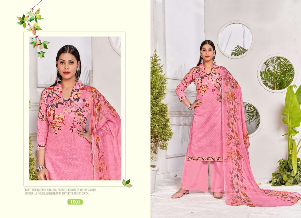 AMBICA TEX FAB PRESENT RAWAYAT CAMBRIC COTTON SALWAR SUITS IN WHOLESALE PRICE IN SURAT - SAI DHARANX 