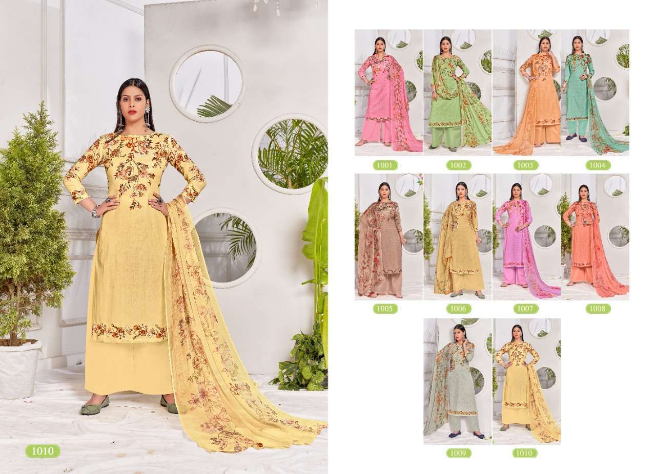 AMBICA TEX FAB PRESENT RAWAYAT CAMBRIC COTTON SALWAR SUITS IN WHOLESALE PRICE IN SURAT - SAI DHARANX 