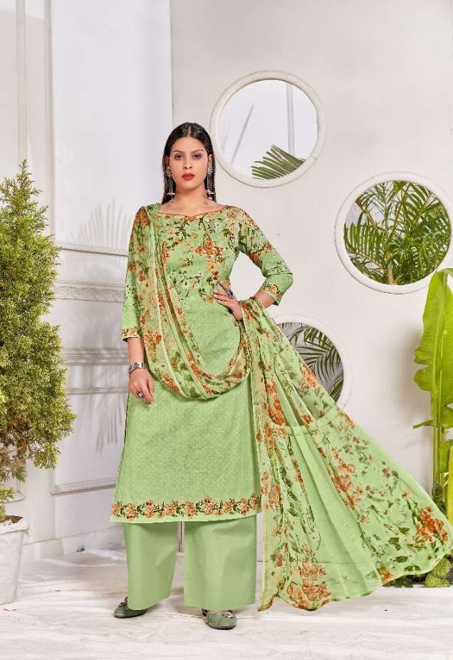 AMBICA TEX FAB PRESENT RAWAYAT CAMBRIC COTTON SALWAR SUITS IN WHOLESALE PRICE IN SURAT - SAI DHARANX 