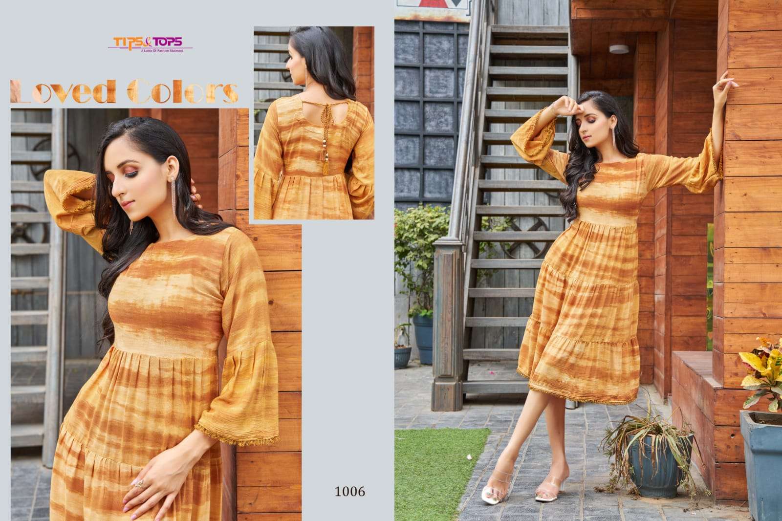 Buy Tips &Tops Colors Fancy Anarkali Kurtis Catalog Online Wholesaler Lowest Price At SaiDharaNx 