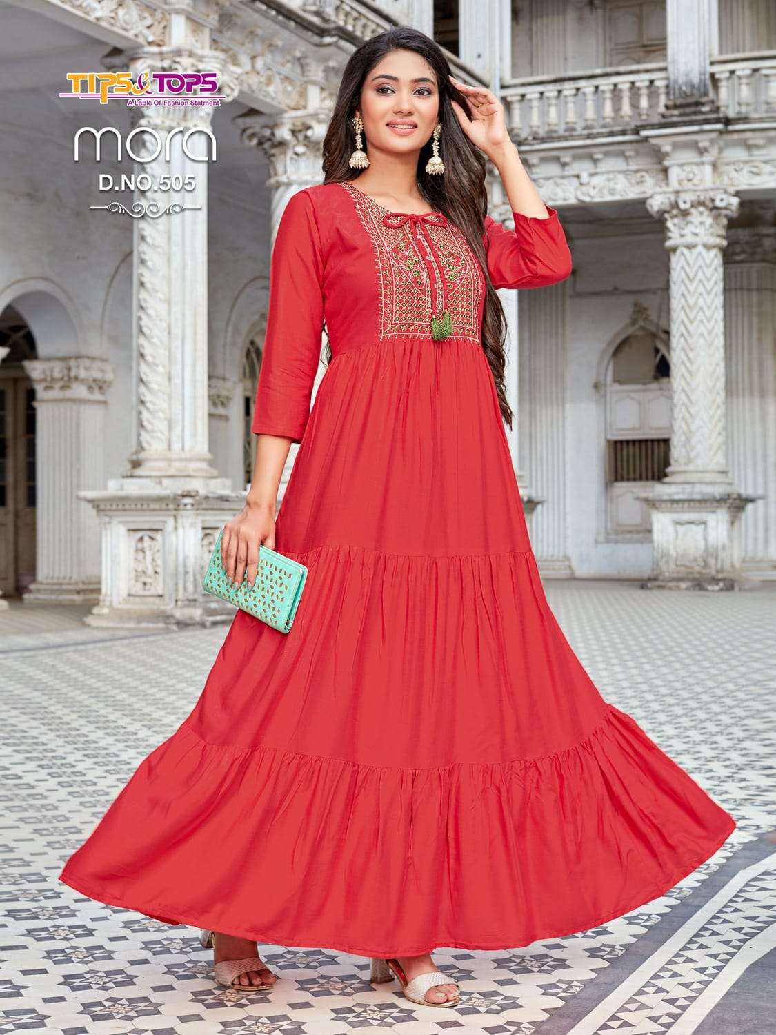 BUY TIPS &TOPS MORA VOL 5 BRANDED ONE PIECE GOWN CATALOG ONLINE WHOLESALER LOWEST PRICE AT SAIDHARANX