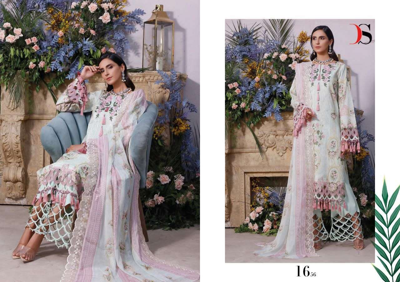 DEEPSY SUITS PRESENT FIRDOUS PREMIUM LAWN EMBROIDERED DUPATTA-2 NX PAKISTANI DESIGNER SUITS IN WHOLESALE PRICE IN SURAT - SAI DHARANX 
