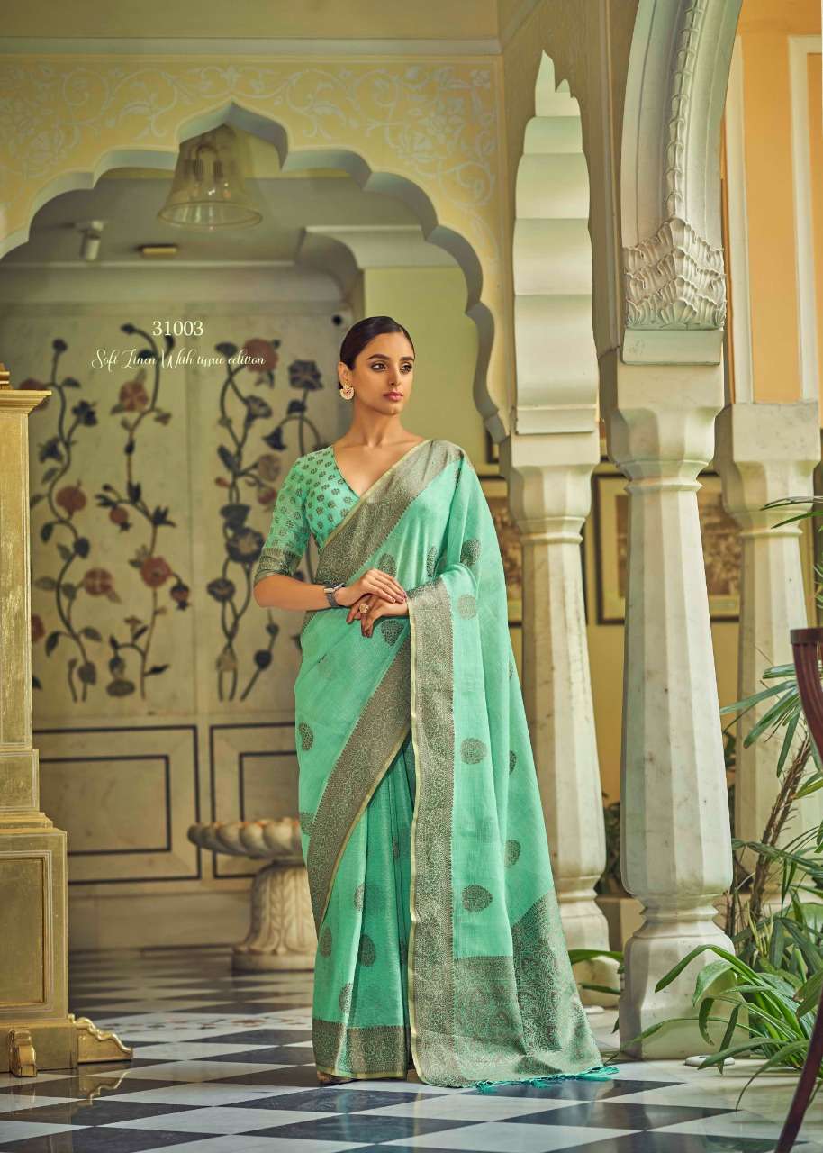 Rajyog Rajpath Alencon Line Saree Collection Wholesale Rate In Surat - SaiDharaNx 