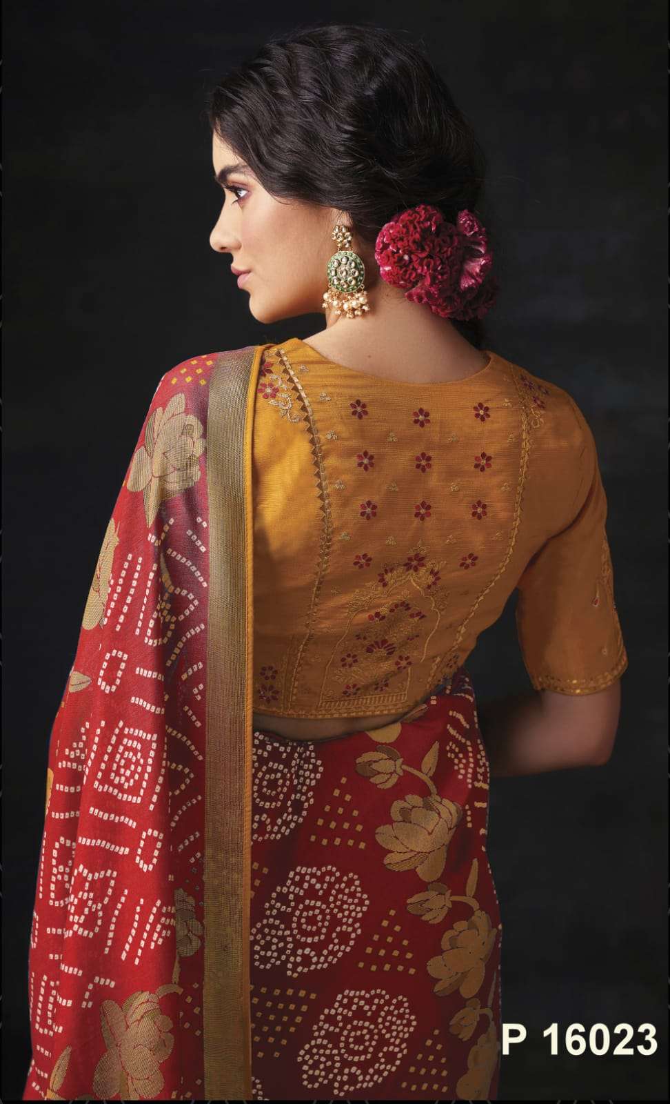 KIMORA MEERA BANDHANI HITS LATEST SAREES CATALOG ONLINE WHOLESALER LOWEST PRICE IN SURAT - SAIDHARANX