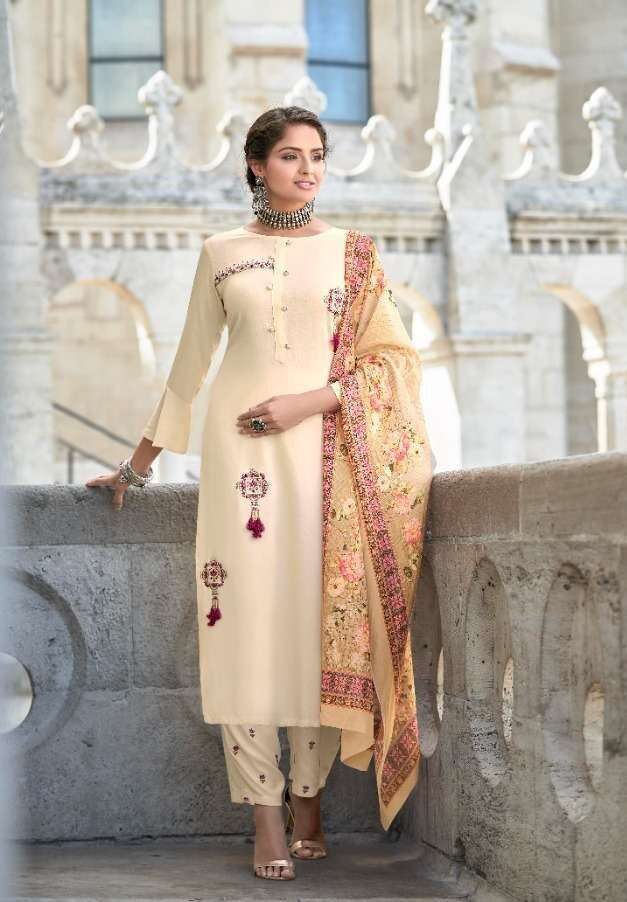 MEERA VOL-2 BY VARDAN DESIGNER 19014 TO 19016 SERIES BEAUTIFUL SUITS COLORFUL STYLISH FANCY CASUAL WEAR & ETHNIC WEAR RAYON EMBROIDERED DRESSES AT WHOLESALE PRICE IN SURAT - SAIDHARANX 