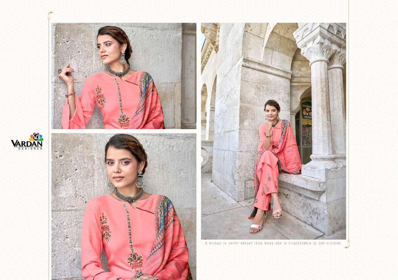 Vardan designer Kurti Finest version of Riyon Cotton very smooth fabric wholesale price in surat - saidharanx