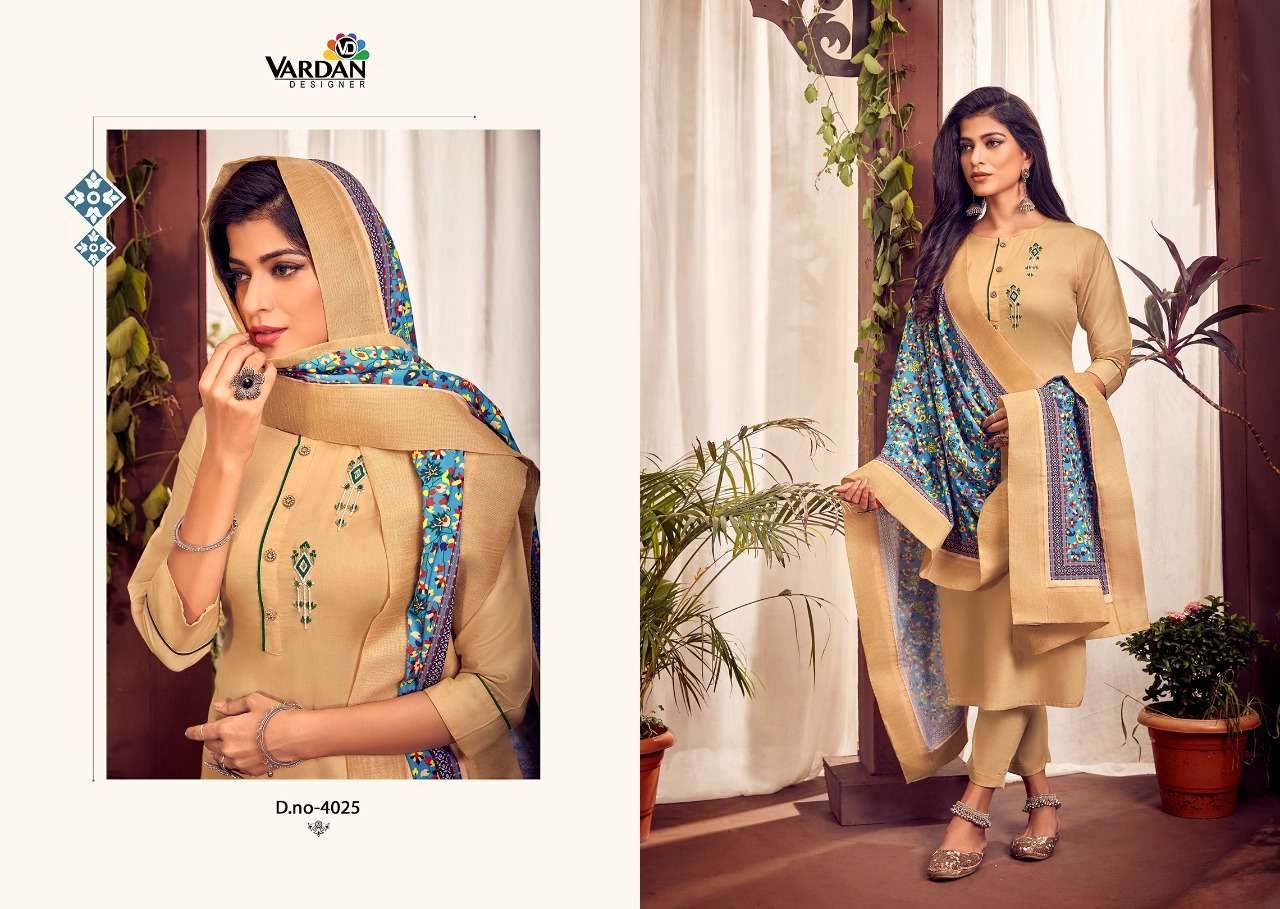 VARDAN NAGMA VOL 2 JAM COTTON SALWAR SUITS LATEST CATALOGUE WHOLESALE RATE IN SURAT - SAIDHARANX 