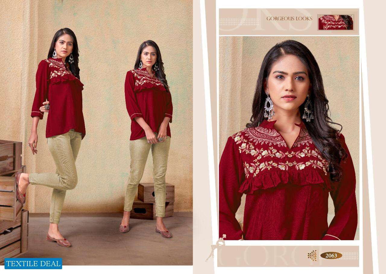 Vardan Nora Vol-2 Wholesale Shopping Short Tops Wholesale Rate In Surat - Saidharanx 