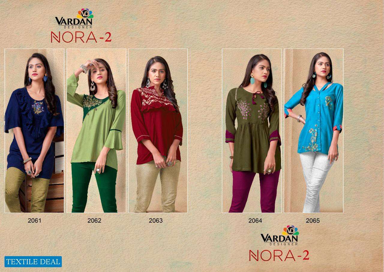 Vardan Nora Vol-2 Wholesale Shopping Short Tops Wholesale Rate In Surat - Saidharanx 
