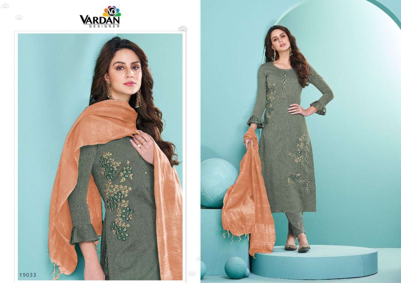 VARDAN RADHIKA VOL 3 READYMADE TOP BOTTOM WITH DUPATTA SET WHOLESALE RATE IN SURAT - SAIDHARANX 