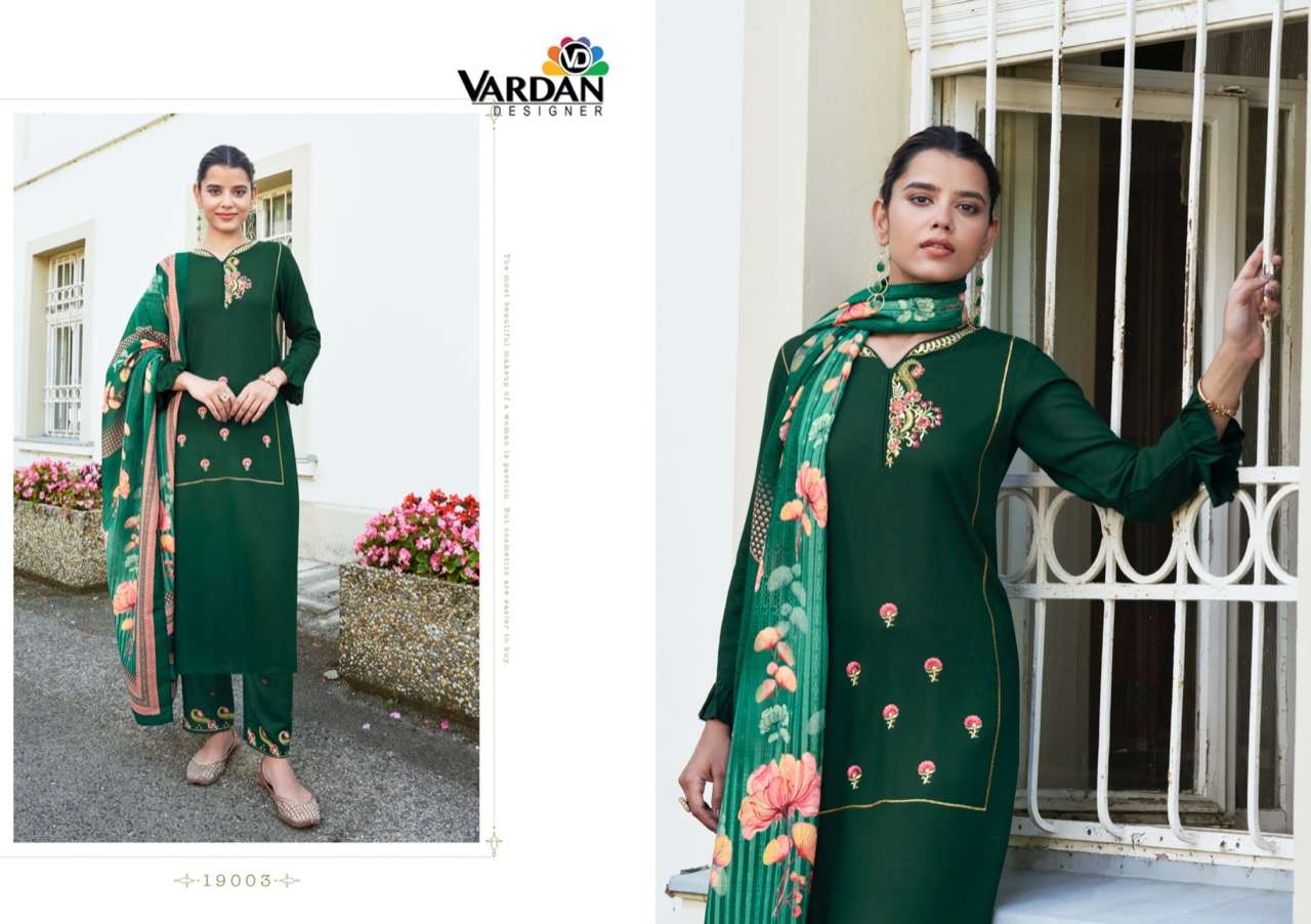 VARDAN SARSHIYA VOL 1 KURTI PANT WITH DUPATTA NEW CATALOGUE WHOLESALE RATE IN SURAT - SAIDHARANX 