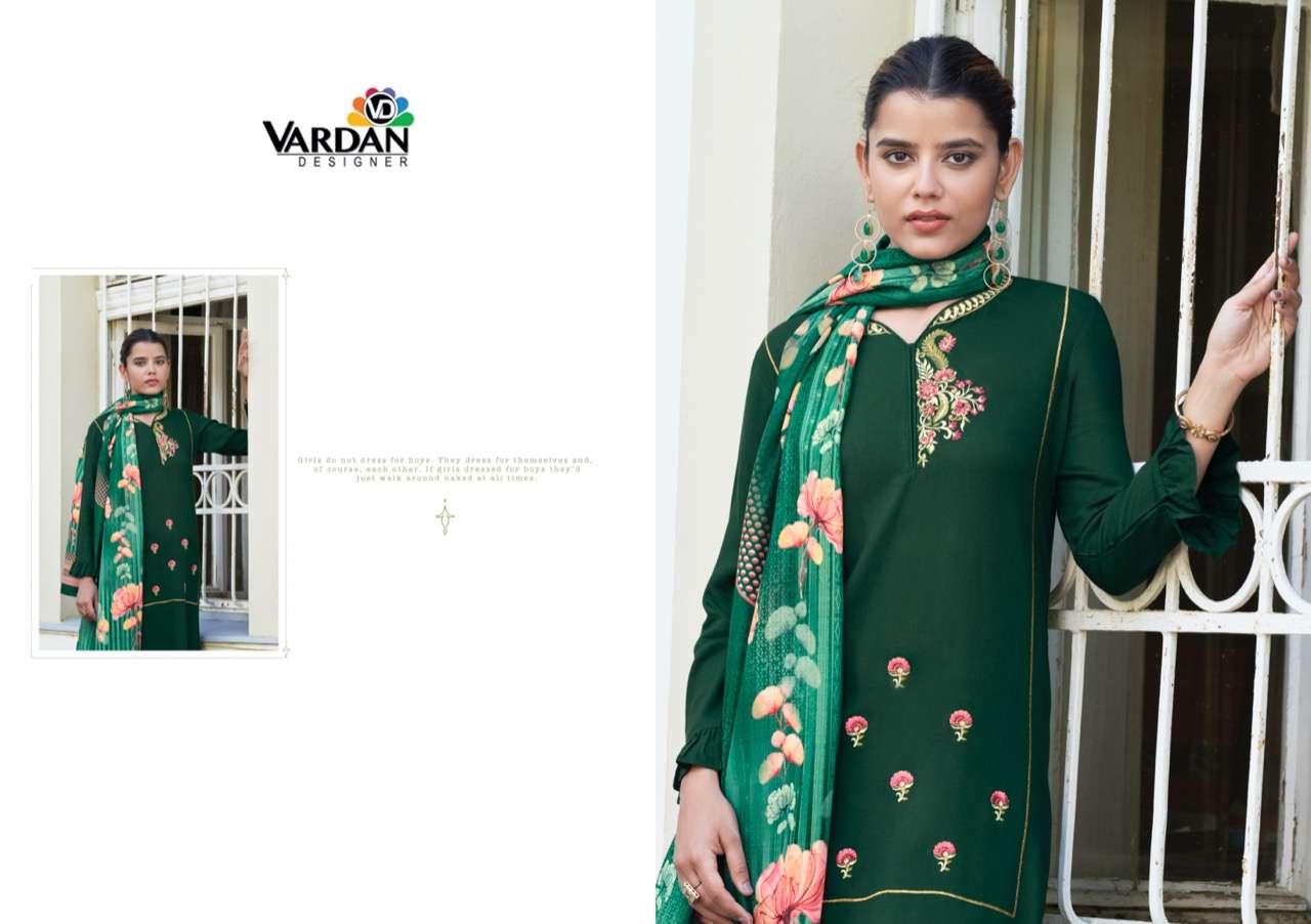 VARDAN SARSHIYA VOL 1 KURTI PANT WITH DUPATTA NEW CATALOGUE WHOLESALE RATE IN SURAT - SAIDHARANX 