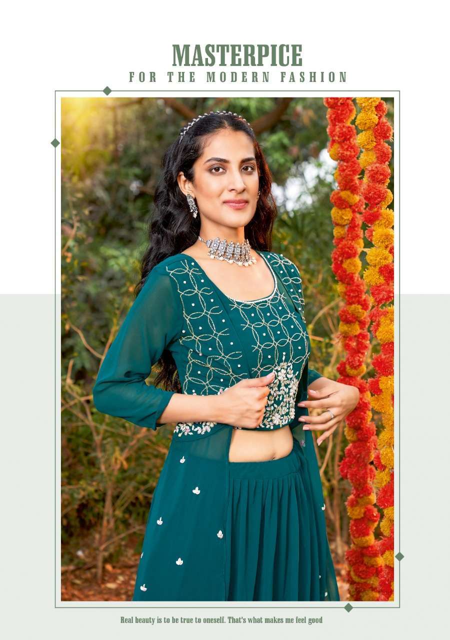 Wanna Udaan Series 1001-1003 Georgette Sharara Suit Wholesale Rate In Surat - SaiDharaNx 