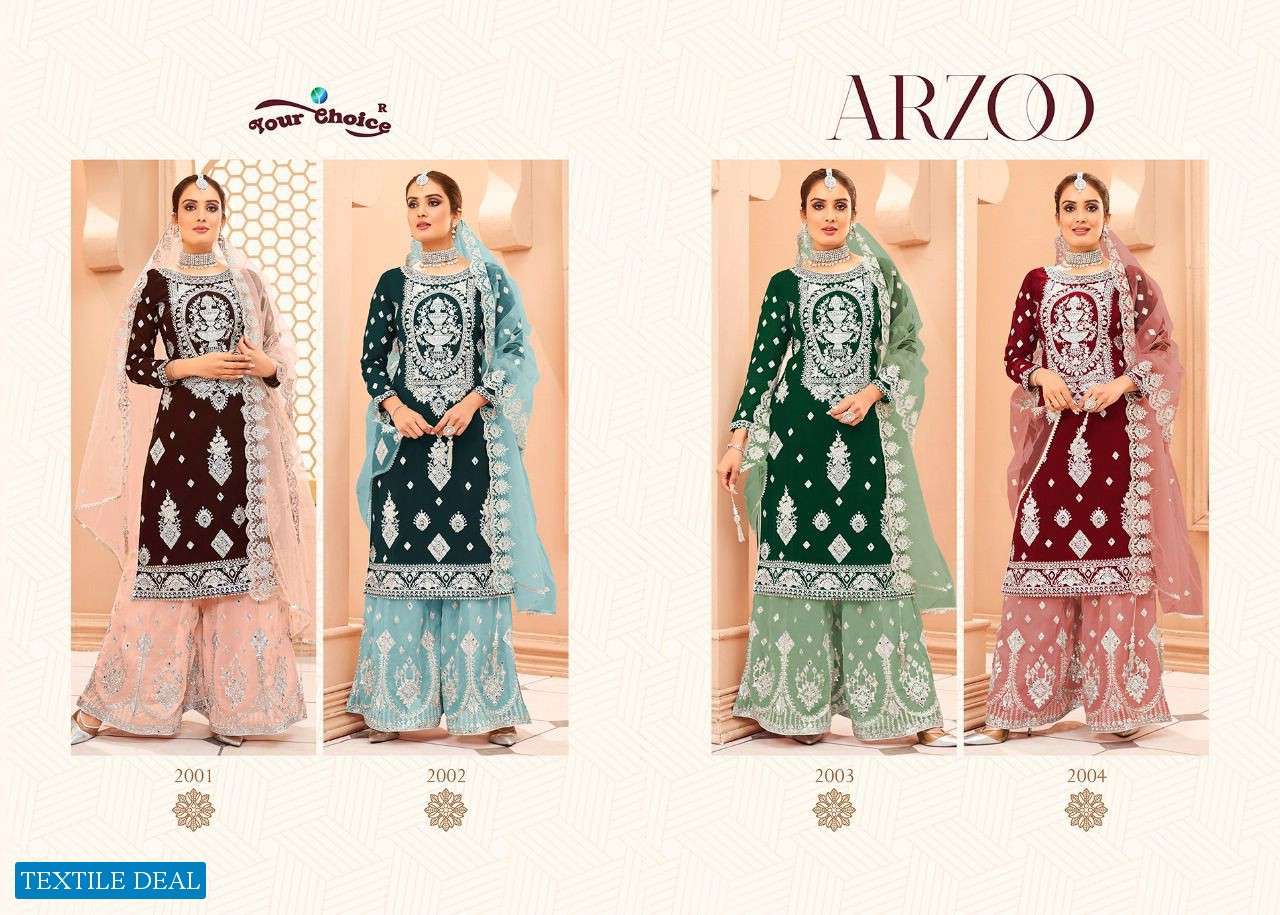 Your Choice Arzoo wholesale Festive Indian Salwar Suits Wholesale Price In Surat - Saidharanx 