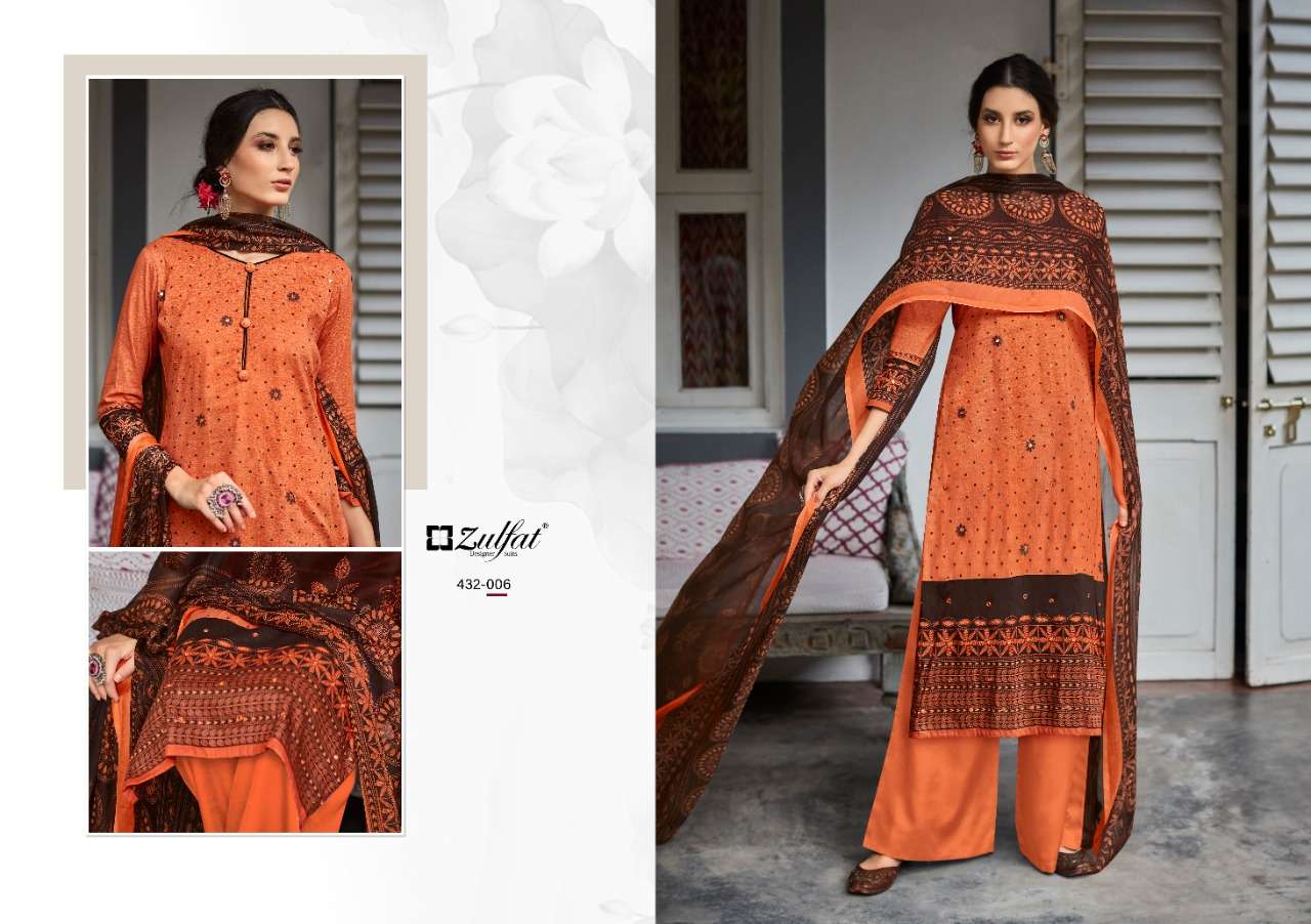 Zulfat Aaina Exclusive Wear Designer Dress Material Collection Wholesale Rate In Surat - Saidharanx 