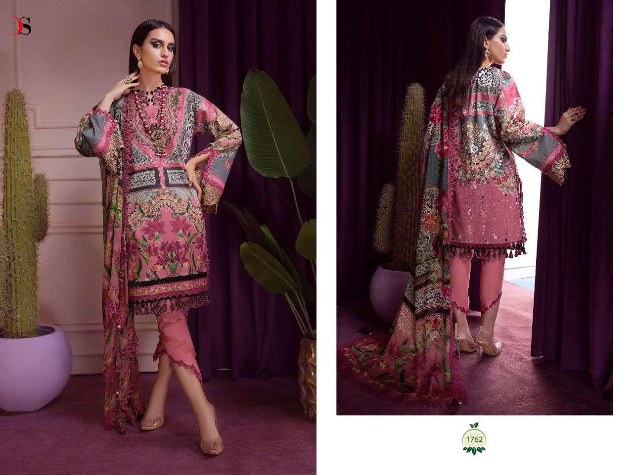 BLISS LAWN-22 VOL-3 BY DEEPSY SUITS BRIDAL DRESSES WHOLESALE RATE IN SURAAT - SAIDHARANX 