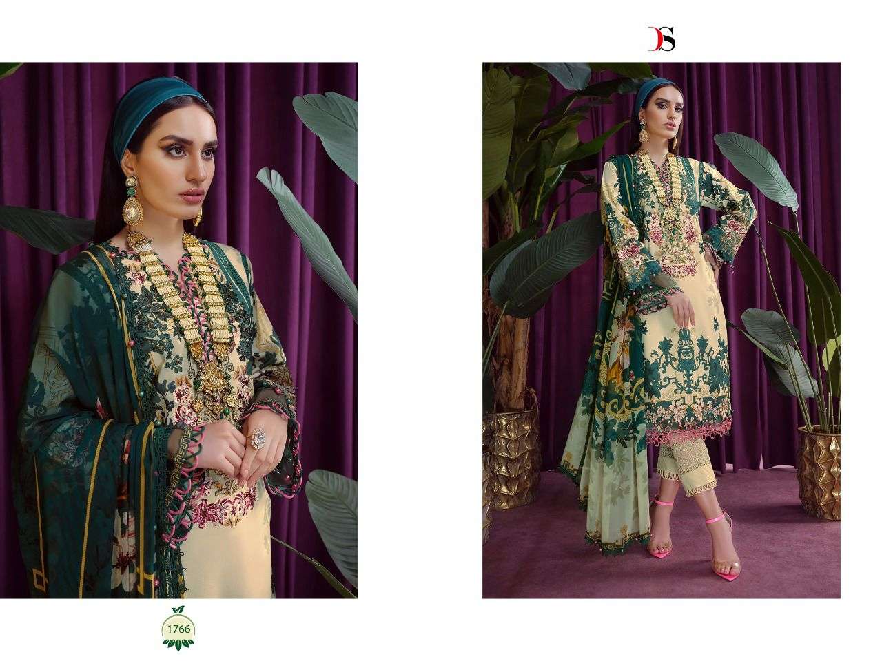 BLISS LAWN-22 VOL-3 BY DEEPSY SUITS BRIDAL DRESSES WHOLESALE RATE IN SURAAT - SAIDHARANX 