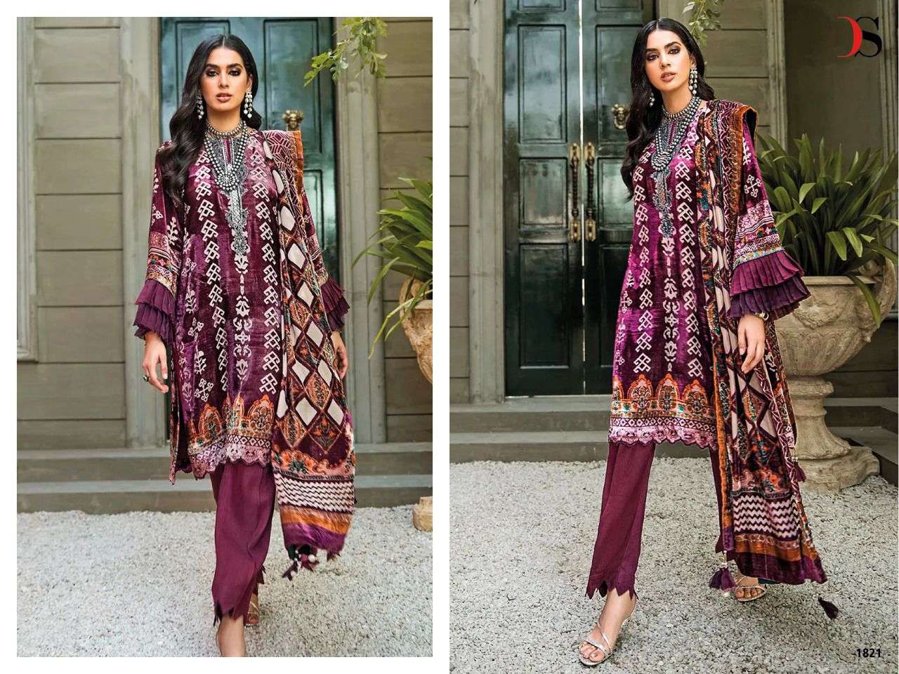 Deepsy Pure Joy Of Winter Velvet Pakistani Salwar Suits Collection Wholesale Rate In Surat - Saidharanx 