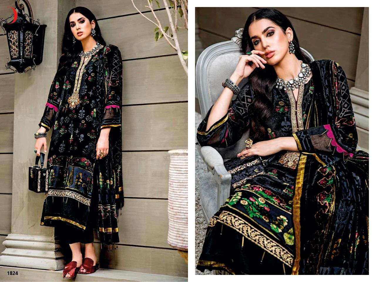 Deepsy Pure Joy Of Winter Velvet Pakistani Salwar Suits Collection Wholesale Rate In Surat - Saidharanx 
