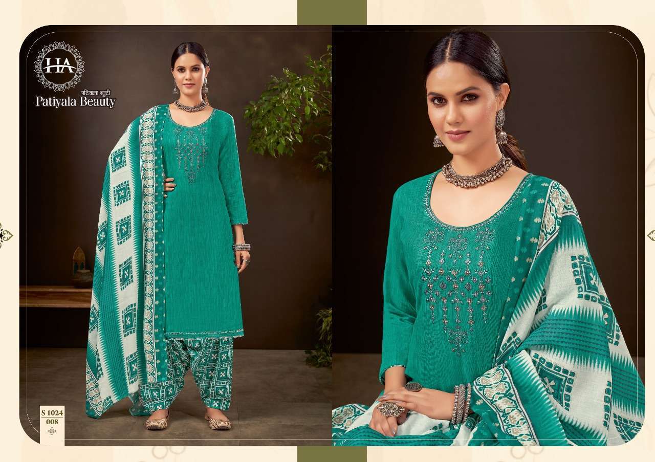 HARSHIT FASHION HUB PRESENT PATIYALA BEAUTY PURE COTTON PRINTED SALWAR SUITS IN WHOLESALE PRICE IN SURAT -  SAIDHARANX 