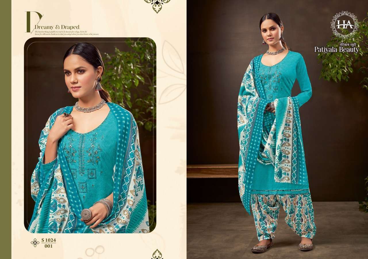 HARSHIT FASHION HUB PRESENT PATIYALA BEAUTY PURE COTTON PRINTED SALWAR SUITS IN WHOLESALE PRICE IN SURAT -  SAIDHARANX 